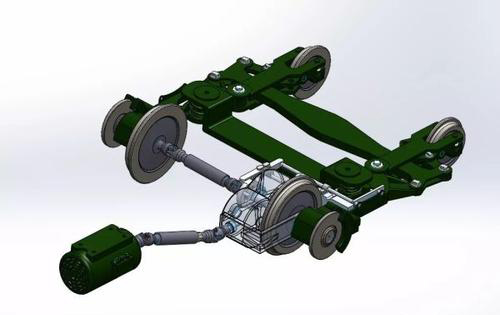 【機車轉向架】使用JBF386/140-1空氣彈簧